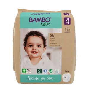 BAMBO Nature luiers maat 4 L | Maxi | 7-14 kg - Afbeelding 3