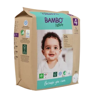 BAMBO Nature luiers maat 4 L | Maxi | 7-14 kg - Afbeelding 6