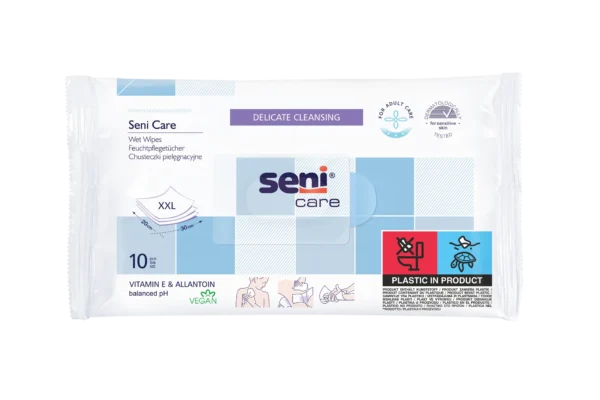 SE-231-W010-003 - Seni Care Vochtige doekjes A10 Seni Care vochtige doekjes XXL | 10 st.