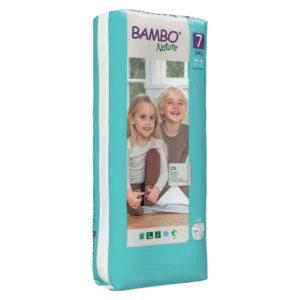 BAMBO Nature luiers maat 7 3XL | 18+ kg | Voordeelpak voorzijde