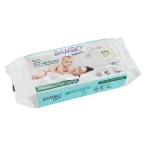 Bambo Nature billendoekjes plasticvrij | 50 stuks