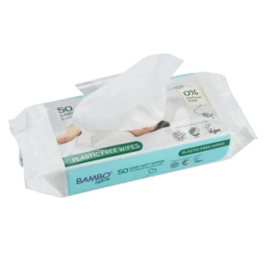 Bambo Nature billendoekjes plasticvrij | 50 stuks pakje